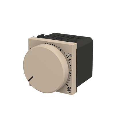 Терморегулювач теплої підлоги ABB Zenit з датчиком 2 мод. шампань N2240.3CV