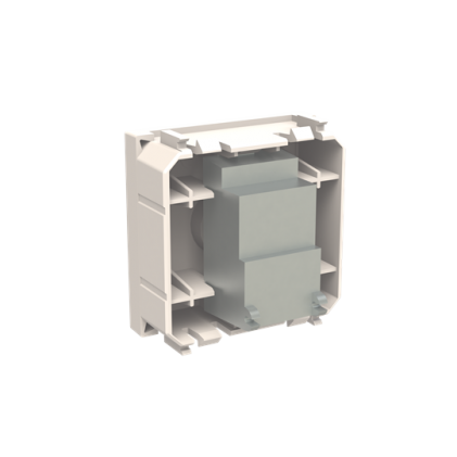 Розетка TV ABB Zenit індивідуальна 2 мод. біла N2250.7BL