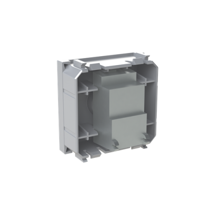 Розетка TV ABB Zenit індивідуальна 2 мод. срібна N2250.7РL