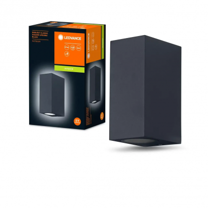 Светильник OSRAM LEDVANCE ENDURA Classic Square UpDown Black GU10