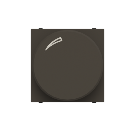 Світлорегулятор ABB Zenit поворотний 2-100Вт 2 мод. антрацит N2260.3AN