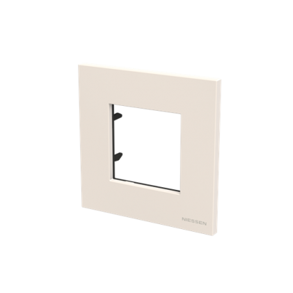 Рамка ABB Zenit 1 место белая N2271BL