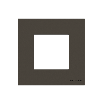 Рамка ABB Zenit 1 место антрацит N2271AN