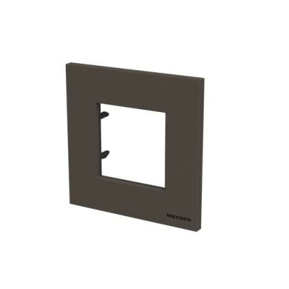 Рамка ABB Zenit 1 место антрацит N2271AN