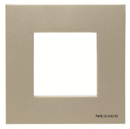 Рамка ABB Zenit 1 место шампань N2271CV