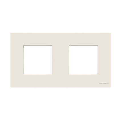 Рамка ABB Zenit 2 места белая N2272BL