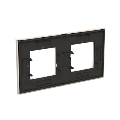 Рамка ABB Zenit 2 места белая N2272BL