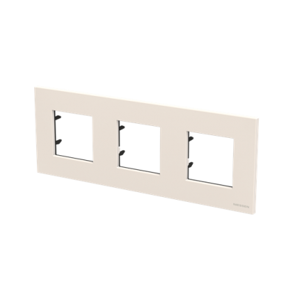 Рамка ABB Zenit 3 места белая N2273BL