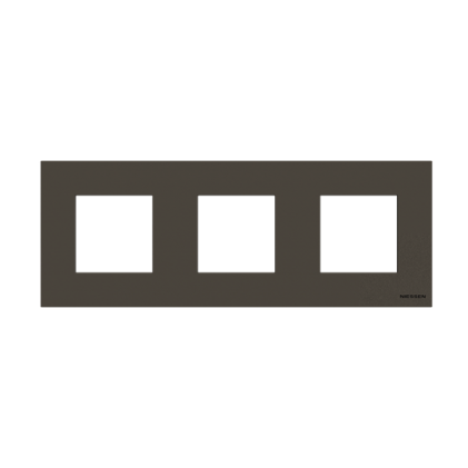 Рамка ABB Zenit 3 места антрацит N2273AN