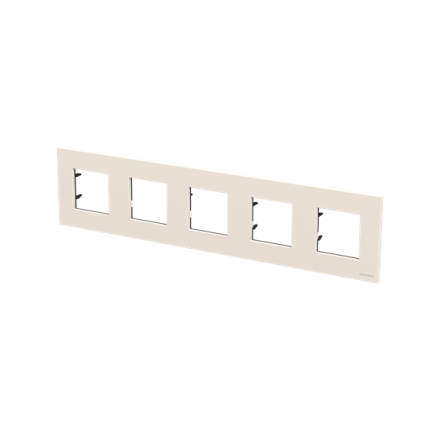 Рамка ABB Zenit 5 мест белая N2275BL