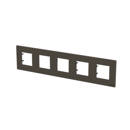 Рамка ABB Zenit 5 мест антрацит N2275AN