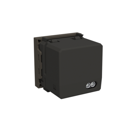 Зарядное устройство ABB Zenit USB type A (1.5А/2*0.75А) двойная антрацит N2285AN