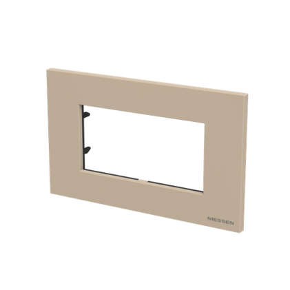 Рамка ABB Zenit 4 модуля шампань N2474CV