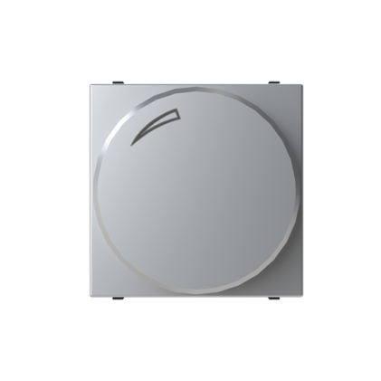 Светорегулятор ABB Zenit поворотный 2-100Вт 2 мод. серебряный N2260.3РL