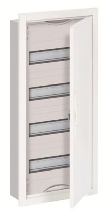 Щит АВВ U41 вбудований металевий 48 мод. (4ряда) мет.двері