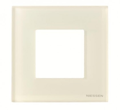 Рамка ABB Zenit 1 место стекло белое N2271СВ