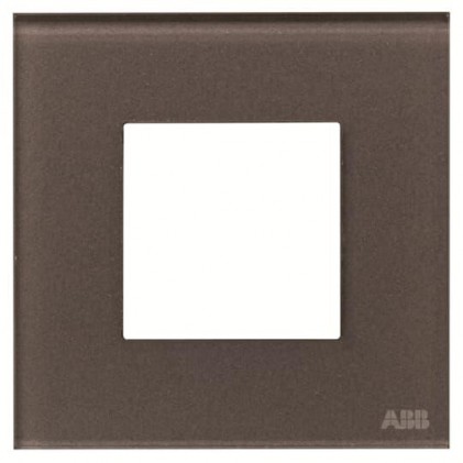 Рамка ABB Zenit 1 место стекло кофейное N2271СС