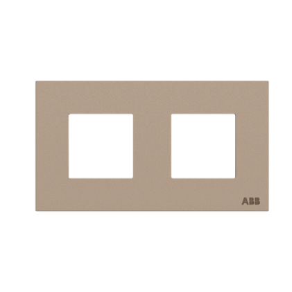 Рамка ABB Zenit 2 места стекло брызги шампанского N2272СН