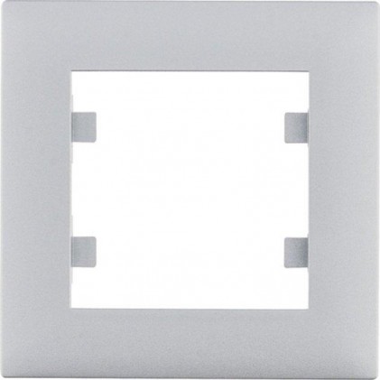 Рамка HAGER LUMINA-Intens серебряная