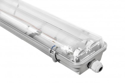 Светильник DELUX LED PC7 SLIM 2*600 G13 IP65 светодиодный влагозащищенный без ламп