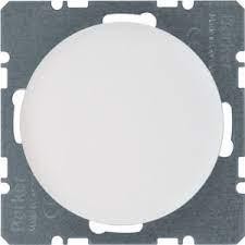 Заглушка HAGER-BERKER с центральной панелью полярная белизна R.x