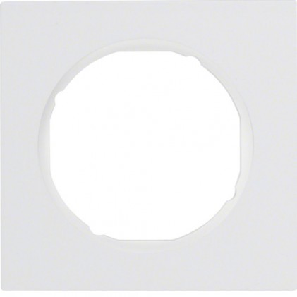 Рамка одинарная HAGER-BERKER  полярная белизна R.3