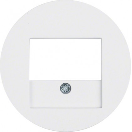 Накладка для розеток громкоговорителей USB-розеток HAGER-BERKER полярная белизна R.x