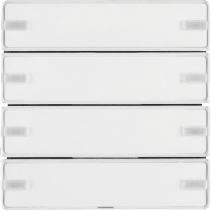 Сенсорный выключатель HAGER-BERKER 4-клавишный KNX-TP+EASY белый Q.x
