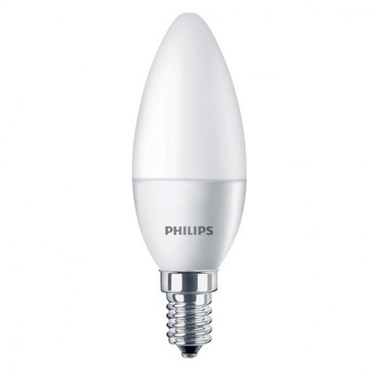 Led лампа PHILIPS  ESS LEDCandle 5W 470lm E14 827 B35 ND FR RCA світлодіодна