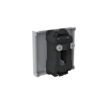 Кабельний вивід ABB Zenit  2 мод. срібний N2207BL