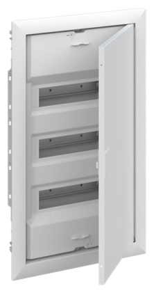 Щит розподільчий АВВ UK612E2 вбудований 36+6 мод. мет.двері