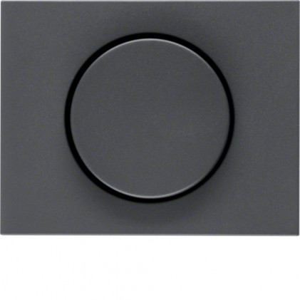Накладка для поворотного диммера HAGER-BERKER антрацит К.1