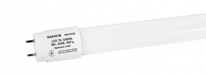 Led лампа MAGNUM FLE-002 9 Вт T8 6500K 220В G13 скло