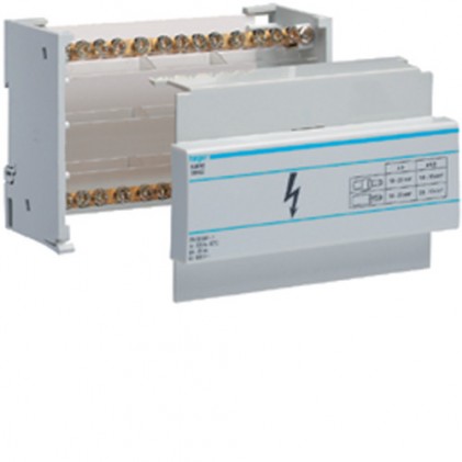 Блок распределительный Hager In=100A 2п 7.5мод. вход 1х35 выход 1х25 +10х16мм2