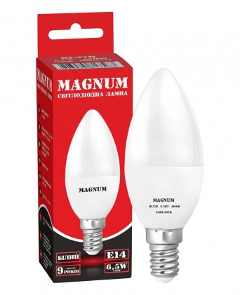 Led лампа MAGNUM BL37B 220B 6.5W 4100К E14 светодиодная