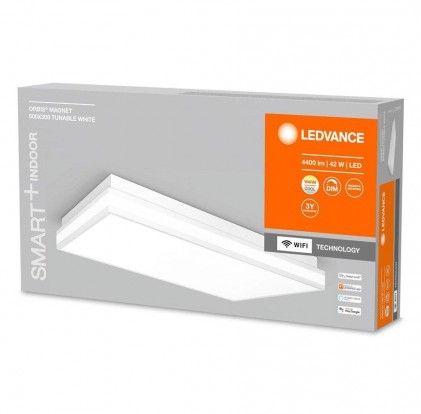 Светильник OSRAM LEDVANCE SMART+ WIFI ORBIS MAGNET 600X300мм белый