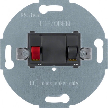 Розетка для гучномовців HAGER-BERKER антрацит