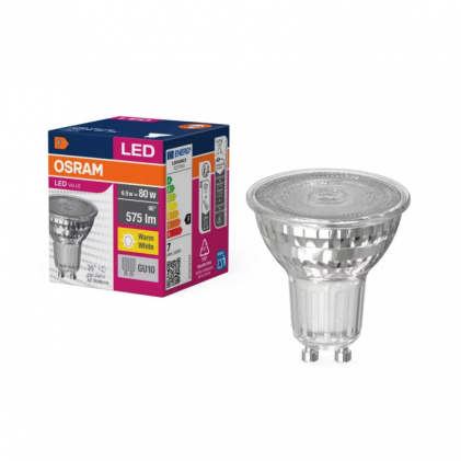 Led лампа OSRAM VALUE PAR16 80 36° 6.9W/830 GU10 230V светодиодная