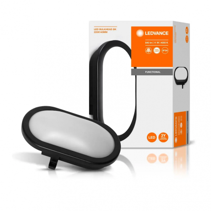 Світильник Ledvance Bulkhead 11W 840 BK IP54 світлодіодний