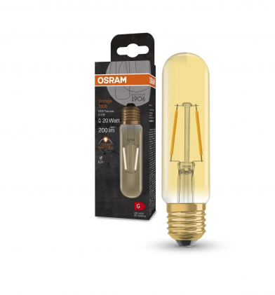 Лампа Ledvance1906 Tubular 2.5W/820 230V FIL E27 светодиодная