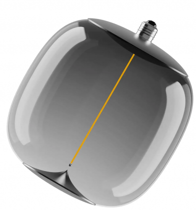 Лампа Ledvance 1906 Big Oval Smoke 4W/818 230V FIL E27 светодиодная