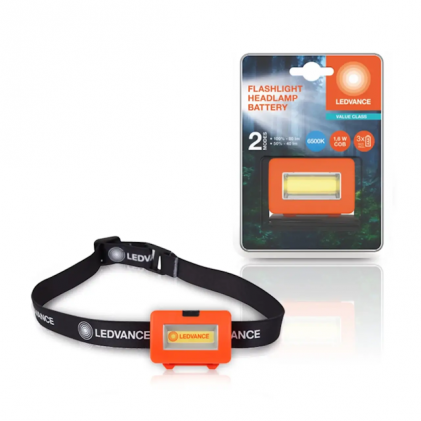 Фонарь налобный Ledvance Flashlight Headlamp Battery 1.6W 6500K
