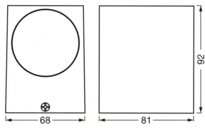 Світильник LEDVANCE ENDURA Classic Square Down Black GU10
