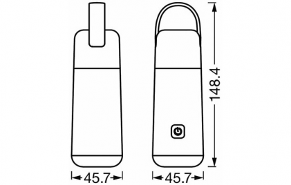 Фонарь (ночник) OSRAM LEDVANCE NIGHTLUX MOBILE POWERBANK 5V 6XBLI1 UNP