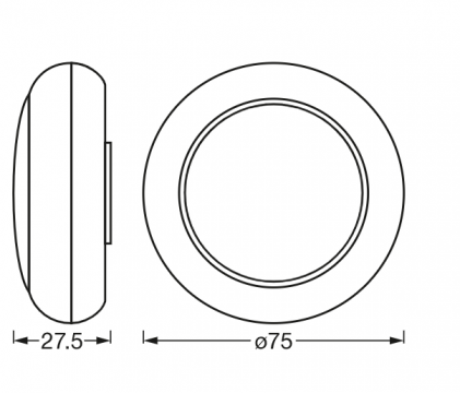 Ночник OSRAM LEDVANCE DOT-IT NURSERY 0.2W RGB
