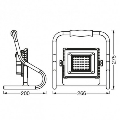 Прожектор OSRAM LEDVANCE WORKLIGHT BATTERY 20W 840 R-ST світлодіодний