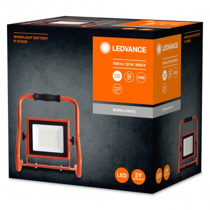 Прожектор OSRAM LEDVANCE WORKLIGHT BATTERY 20W 840 R-ST світлодіодний