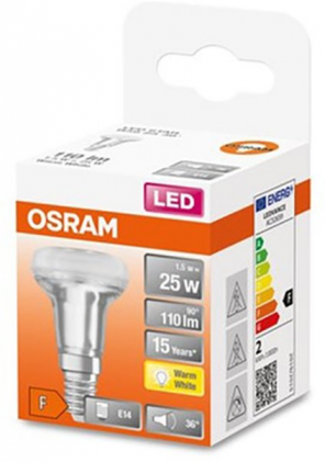 Лампа OSRAM LED Star R39 25 1.5W/827 220-240V E14 светодиодная