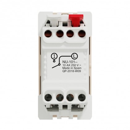 Выключатель SCHNEIDER Unica NEW 1 кл. 1 мод. 10А сх.1 белый