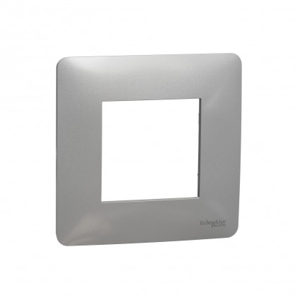 Рамка SCHNEIDER Unica Studio 1 пост алюминий